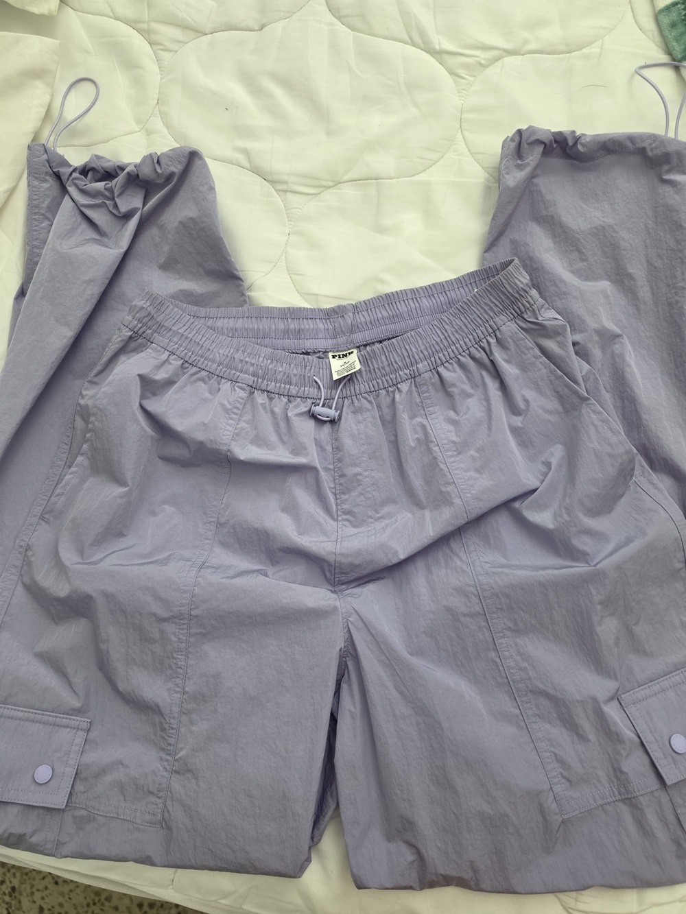 PINK Victoria's Secret Lavender Cargo Shorts